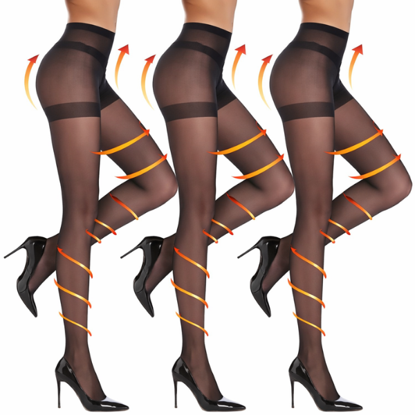 Set di 3 Collant a Compressione Uniforme