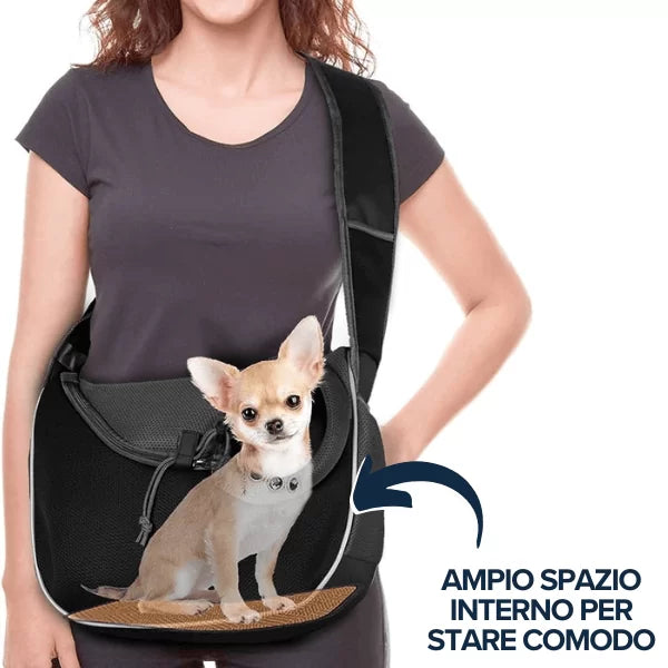 Trasportino a Tracolla per Cani