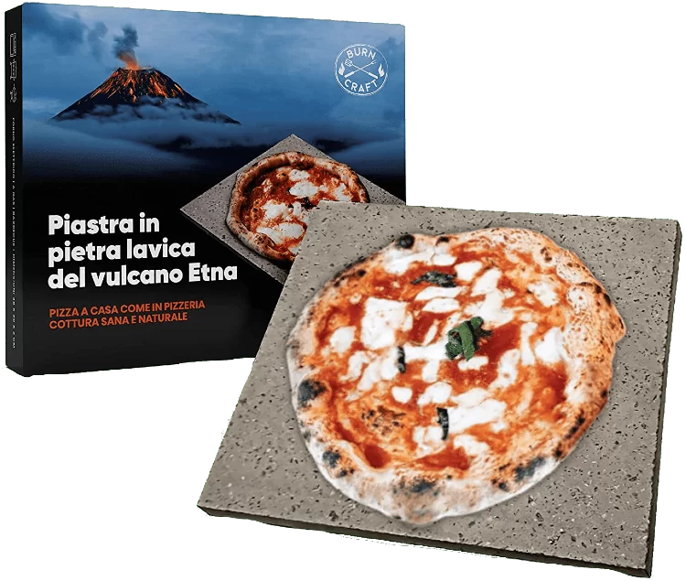 Piastra in Pietra Lavica dell'Etna