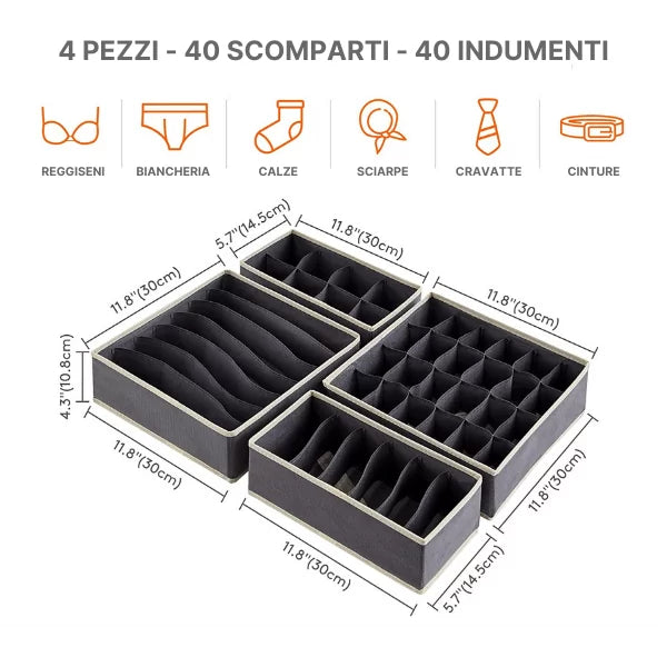 Organizer per biancheria